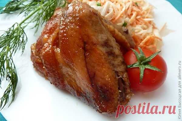 "Медленная" курица в кисло-сладком маринаде
