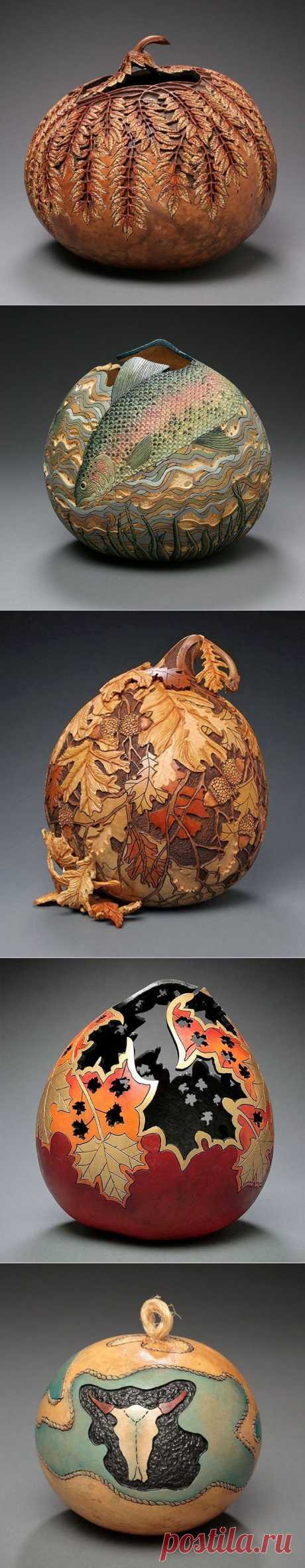 Невероятная тыквенная резьба Мэрилин Сандерленд.