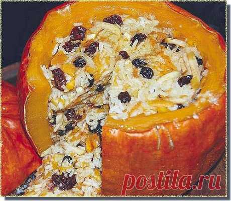 Капама- сладкий плов в тыкве | БУДЕТ ВКУСНО!