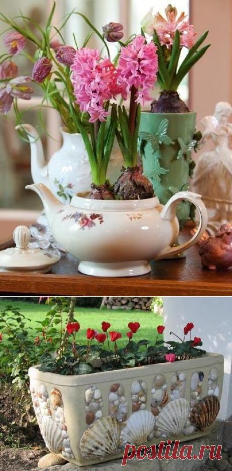 Цветочные горшки украшают интерьер! / Домоседы