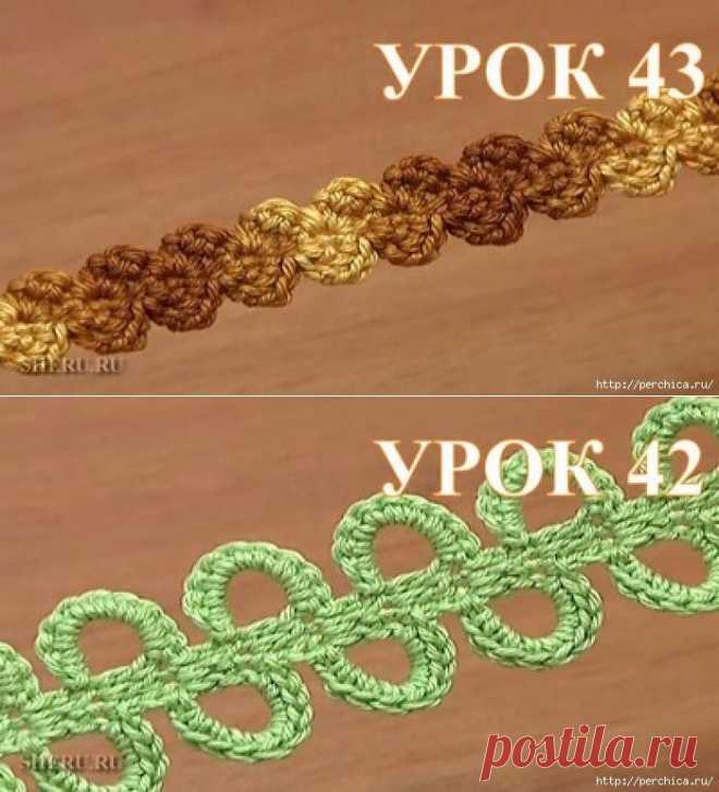 Кайма крючком - видео мк.