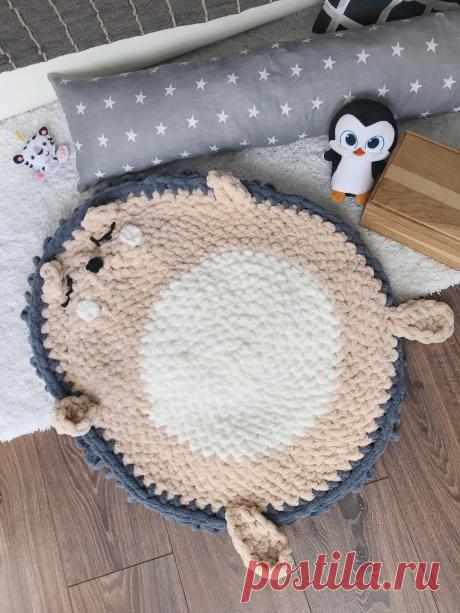 Вязаный коврик мышька спицами – Google Поиск