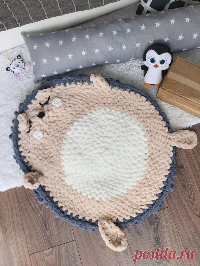 Вязаный коврик мышька спицами – Google Поиск