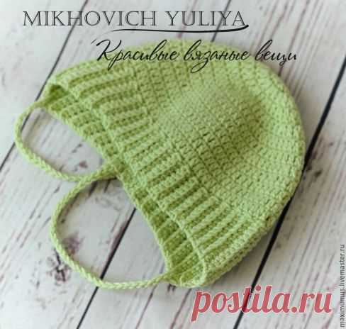 Вяжем крючком шапочку с удобными ушками (Вязание крючком) &#8211; Журнал Вдохновение Рукодельницы