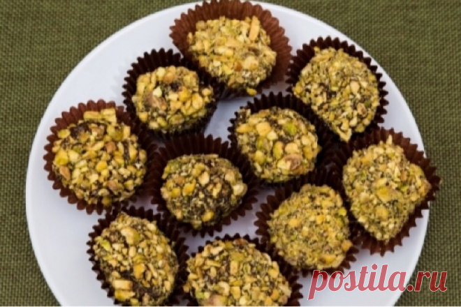Обалденные трюфели с фисташками
