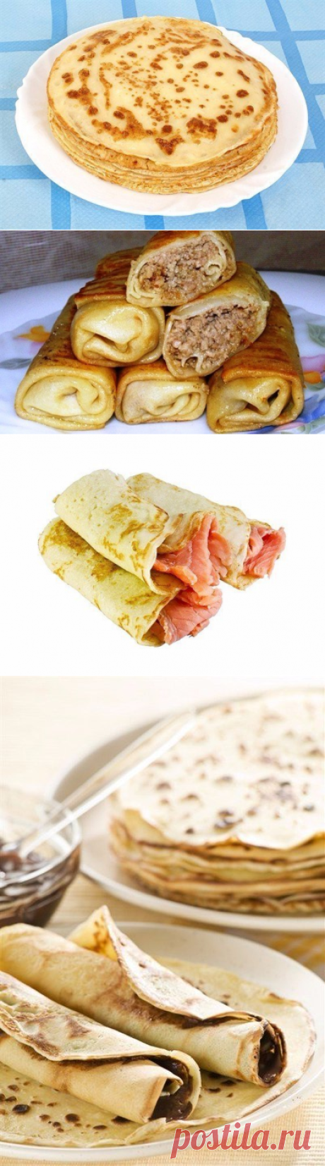 10 простых и вкусных рецептов блинов
