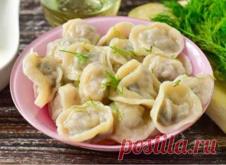 ​Домашние пельмени с фаршем и грибами