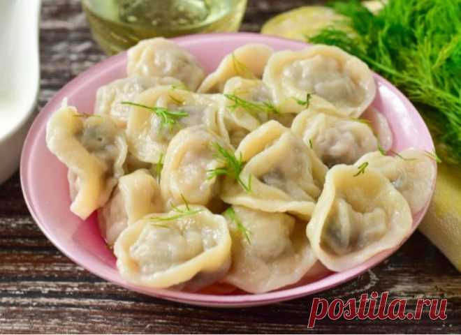 ​Домашние пельмени с фаршем и грибами