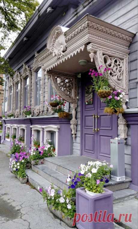 Wooden architecture of Siberian towns. Tyumen