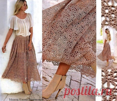 Ажурная юбка крючком
описание и схема по ссылке:        http://povjazem.ru/vyazanie-dlya-zhenshchin/yubka-bryuki-shorty/azhurnaya-yubka-kryuchkom-2