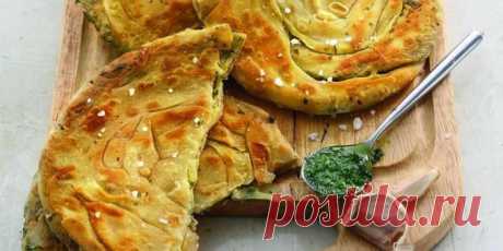 Вкуснейшие лепешки с зеленым маслом - особенно хороши в качестве основного блюда.
