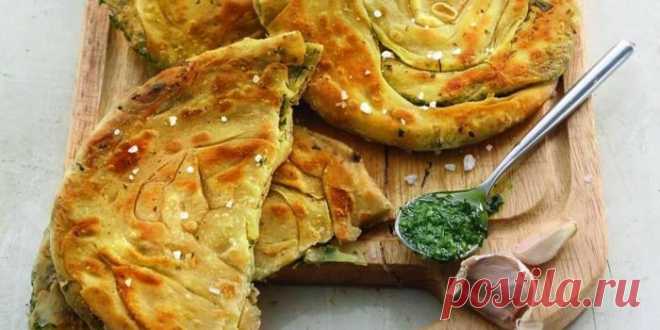 Вкуснейшие лепешки с зеленым маслом - особенно хороши в качестве основного блюда.