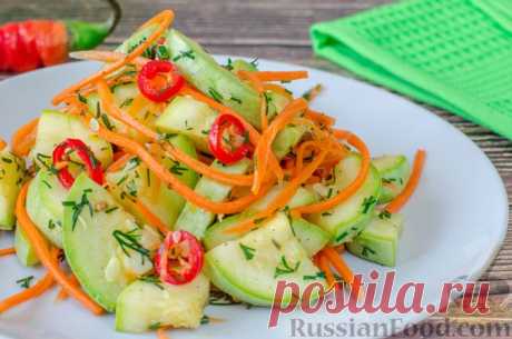 Рецепт: Салат из кабачков по-корейски на RussianFood.com