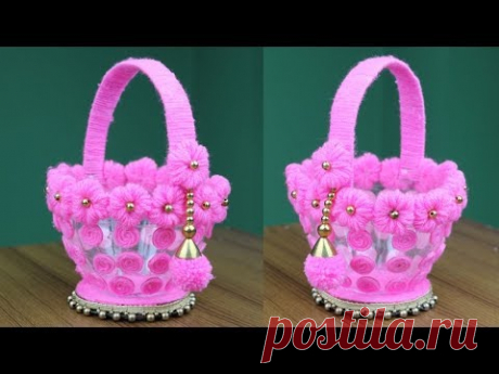 DIY Plastic Bottle Craft Ideas - Best reuse ideas - Best out of waste - Woolen Crafts For Home Decor