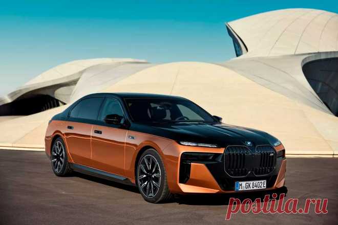 BMW i7 M70 xDrive 2024: самый быстрый и мощный седан в электрической линейке