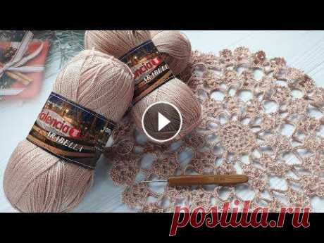 Скатерть крючком. Обзор. Схема....