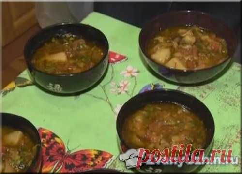 Аджапсандал (тушеные овощи)