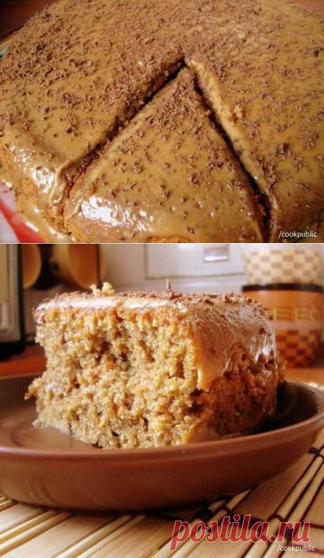 Кофейный пирог &quot;Из того, что есть в холодильнике&quot;