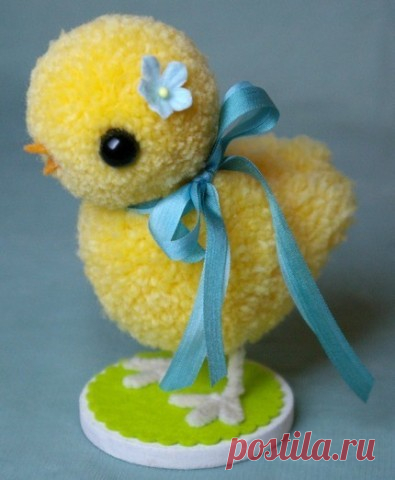 Игрушки из помпонов - запись пользователя Людмила (Людмила) в сообществе Мир игрушки в категории Разнообразные игрушки ручной работы