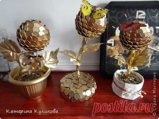 Мк "Денежное дерево" Автор: Катерина Куликова - Топиарий