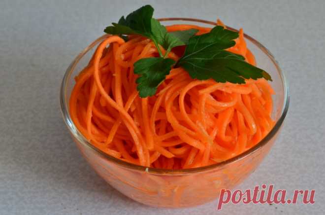 Правильный рецепт моркови по-корейски - Простые рецепты Овкусе.ру