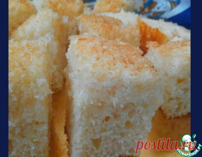 Кокосовый пирог – кулинарный рецепт
