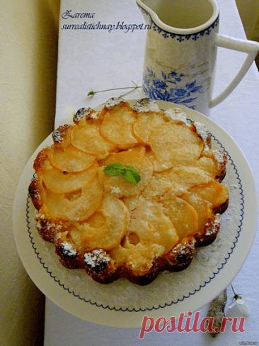 Перевернутый грушевый пирог