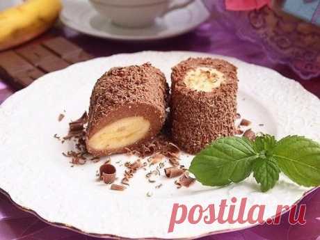 Простой десерт с бананом – вкусный рецепт без выпечки
