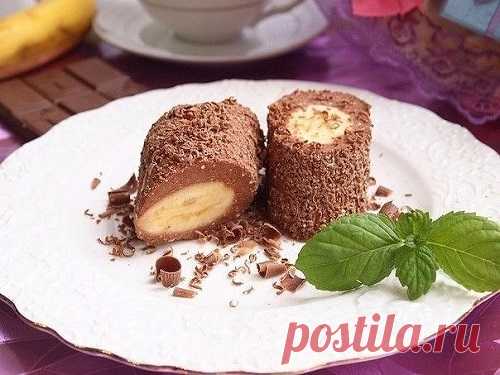 Простой десерт с бананом – вкусный рецепт без выпечки