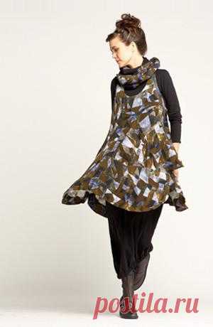 Nagoya Dress in Picasso Crinkle | SHONMODERN.COM