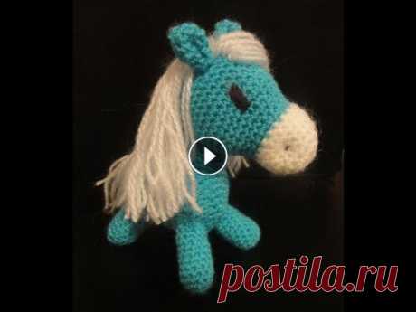 ЛОШАДКА символ 2014 года Часть 2 Вязание крючком HORSE symbol of 2014 Part 2 Crocheting ЛОШАДКА символ 2014 года Часть 1 Вязание крючком HOBU symbol of 2014 Part 1 Crocheting...