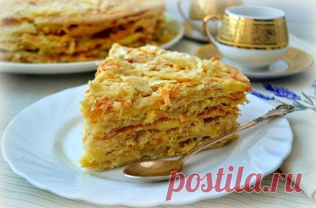 MY FOOD или проверено Лизой: Торт "Наполеон" - легендарный рецепт на домашнем слоеном тесте