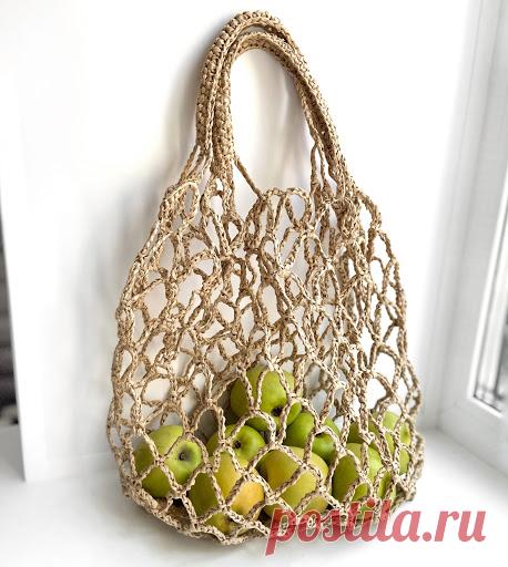 Простые и необычные авоськи крючком - идеи для вязания и вдохновения