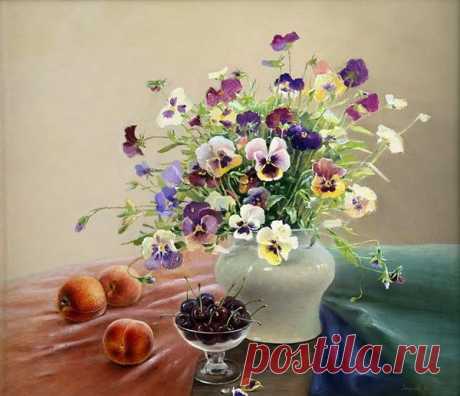 Анютины глазки.