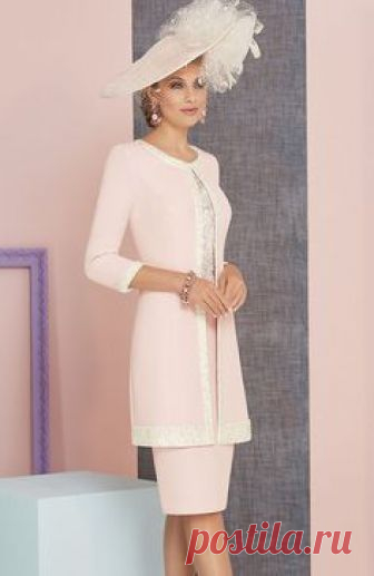 Veni Infantino 991314 Mother of Bride Outfit in Rose & Ivory - £714