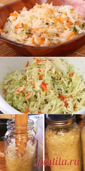 Капуста на зиму с чесноком