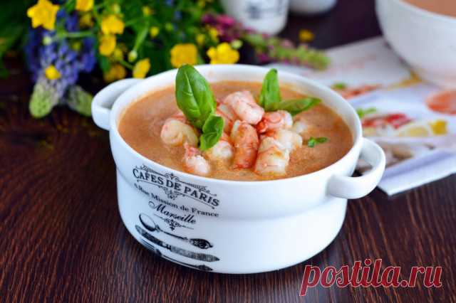 Суп Биск из креветок классический рецепт с фото - 1000.menu