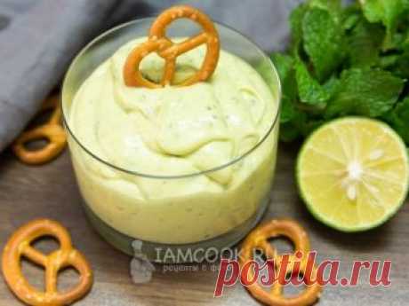 Сливочный соус с авокадо и мятой — рецепт с фото Очень вкусный соус-дип для дружеских посиделок.