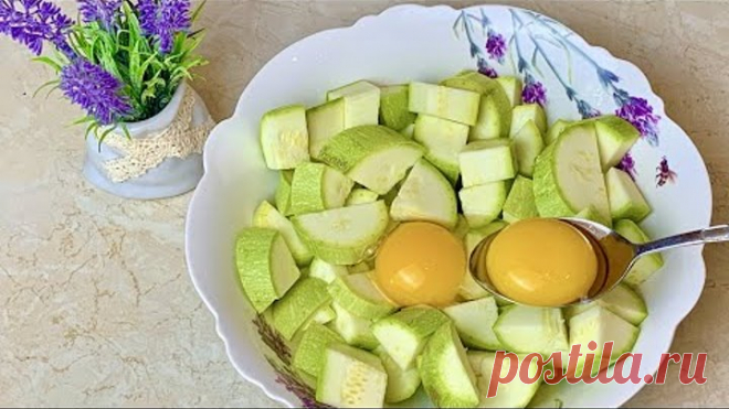 Если у вас есть 2 Яйца и Кабачок, приготовьте этот Рецепт! Здоровая и дёшевая еда!