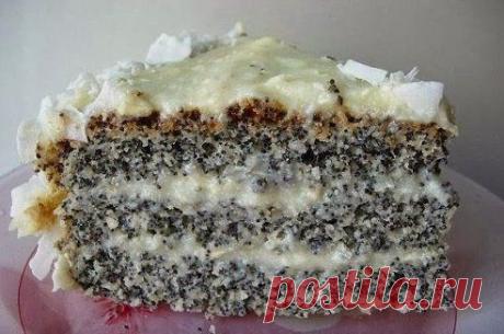 Маково-кокосовый торт.Безумно вкуснo!! Быстро, легко и ОЧЕНЬ вкусно! Рецепт совсем простой. !! Более подробно о рецепте можете узнать в источникe: шеф-повар Одноклассники, по ссылке fastppc.net/zzJ8 Рекомендуем посмотреть!!! Приятного аппетитa