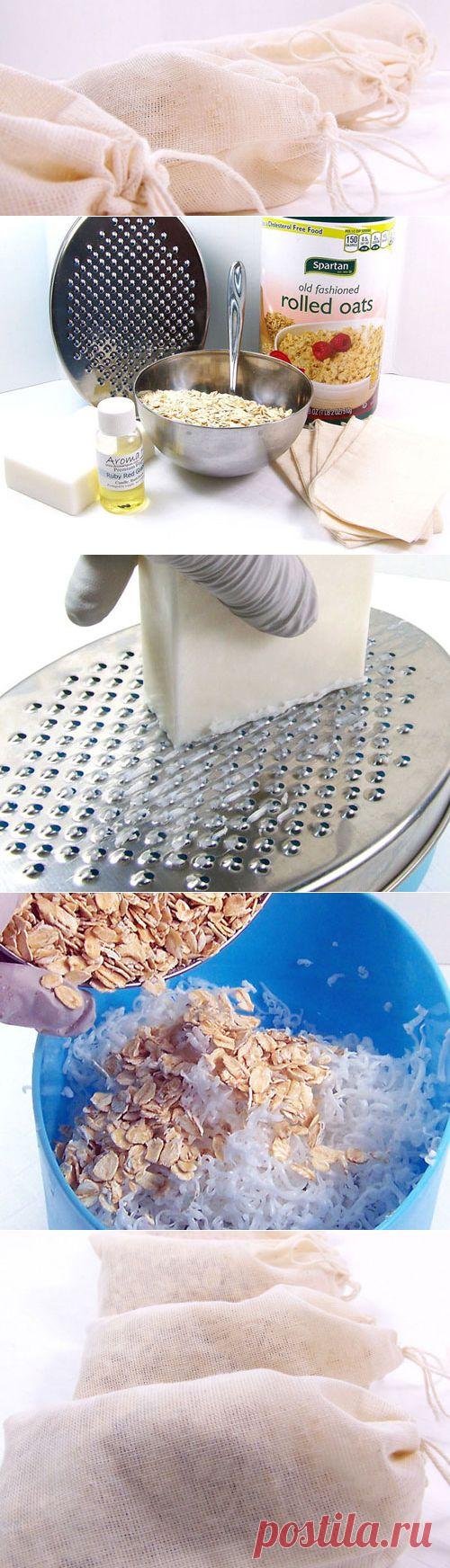 Мешочек со скрабовой смесью для тела