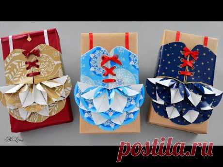 ✨🎁 ПРАЗДНИЧНАЯ УПАКОВКА ПОДАРКА 🎀 Christmas Gift Wrapping 🎁✨