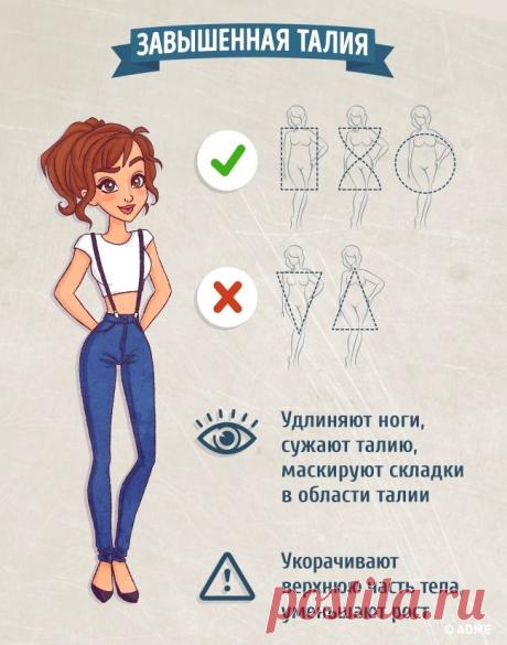 Шпаргалка: как выбрать идеальные джинсы