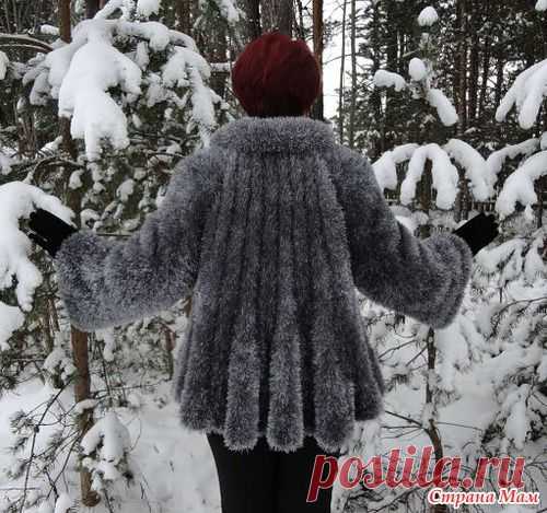 Приглашение связать он-лайн Шубка из травки.