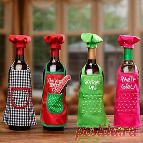 Декорируем бутылочки к празднику