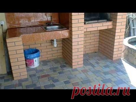 Мангал из кирпича своими руками