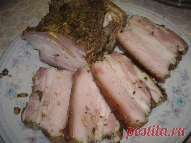 Вкусное сало в мультиварке.