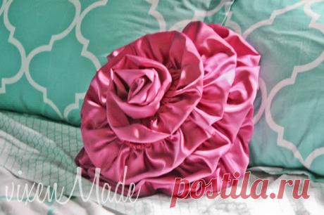 Подушка в виде цветка (фото мастер-класс) » Женский Мир