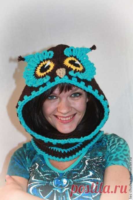 Owl Hat Owl Hood owlCowl Hooded Scarf от MiraculousForest