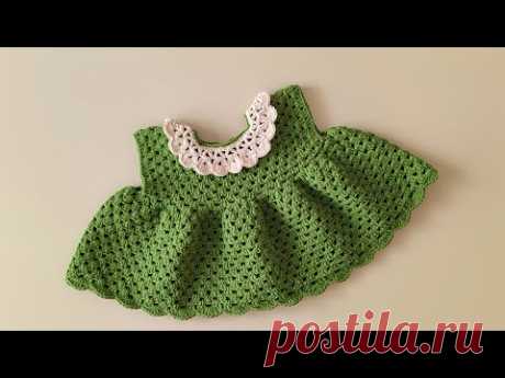 Muhteşem Oldu ❤EASY CROCHET✅BİR GÜNDE HARİKA BİR ELBİSE ÖRELİM✅ÖRGÜ ELBİSE❤tığ işi elbise